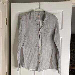 Marine Layer Gray Striped Top. Very comfy and soft.  Large